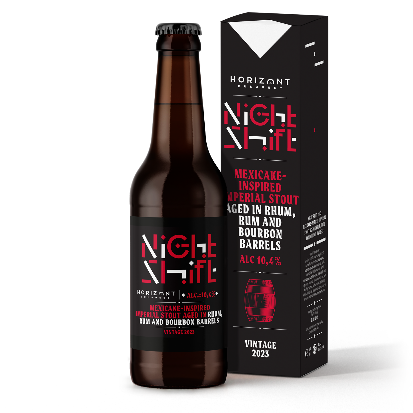 Night Shift 2023 Mexicake-inspired Imperial Stout Aged in Rhum, Rum and Bourbon Barrels