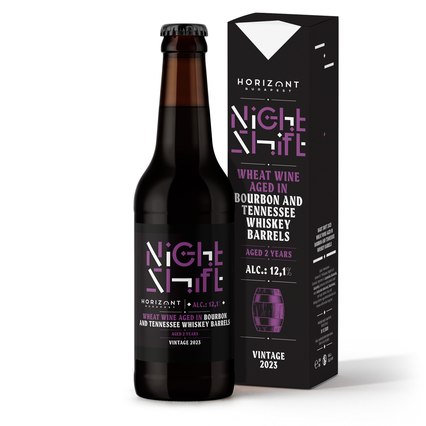 Night Shift 2023 Wheat Wine Aged in Bourbon and Tennessee Whiskey Barrels